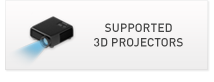 Supported 3D Projectors