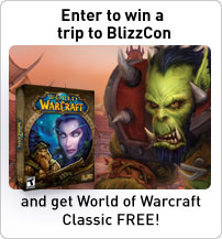 Enter to win a trip to BlizzCon and a copy of World of Warcraft classic free.