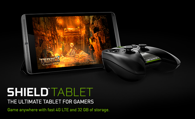 SHIELD™ TABLET. THE ULTIMATE TABLET FOR GAMERS.