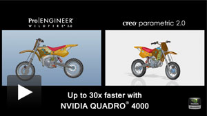 Side by side comparison of Creo Parametric 2.0 vs. Pro/ENGINEER Wildfire 5.0