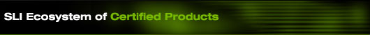 SLI Ecosystem of Certified Products