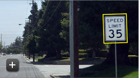 Speed limit sign recognition