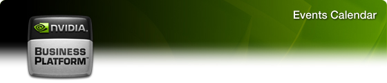 NVIDIA Business Platform - Events Calendar