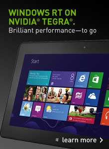 Windows RT on NVIDIA® TEGRA®