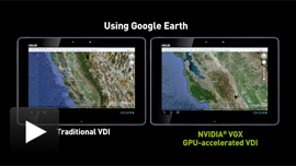 Click to play - Responsive Google Earth