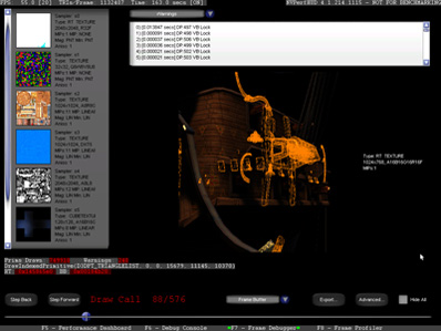 Frame Debugger