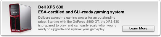Dell XPS 630 - ESA-certified and SLI-ready gaming system