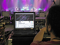 James Ellis performs with Rush