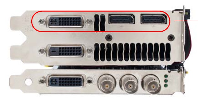 SDI 接続 - NVIDIA Quadro K4000 ～ K6000 SDI カード