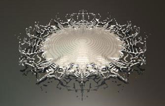 Numerical simulation of impact of a titanium alloy droplet