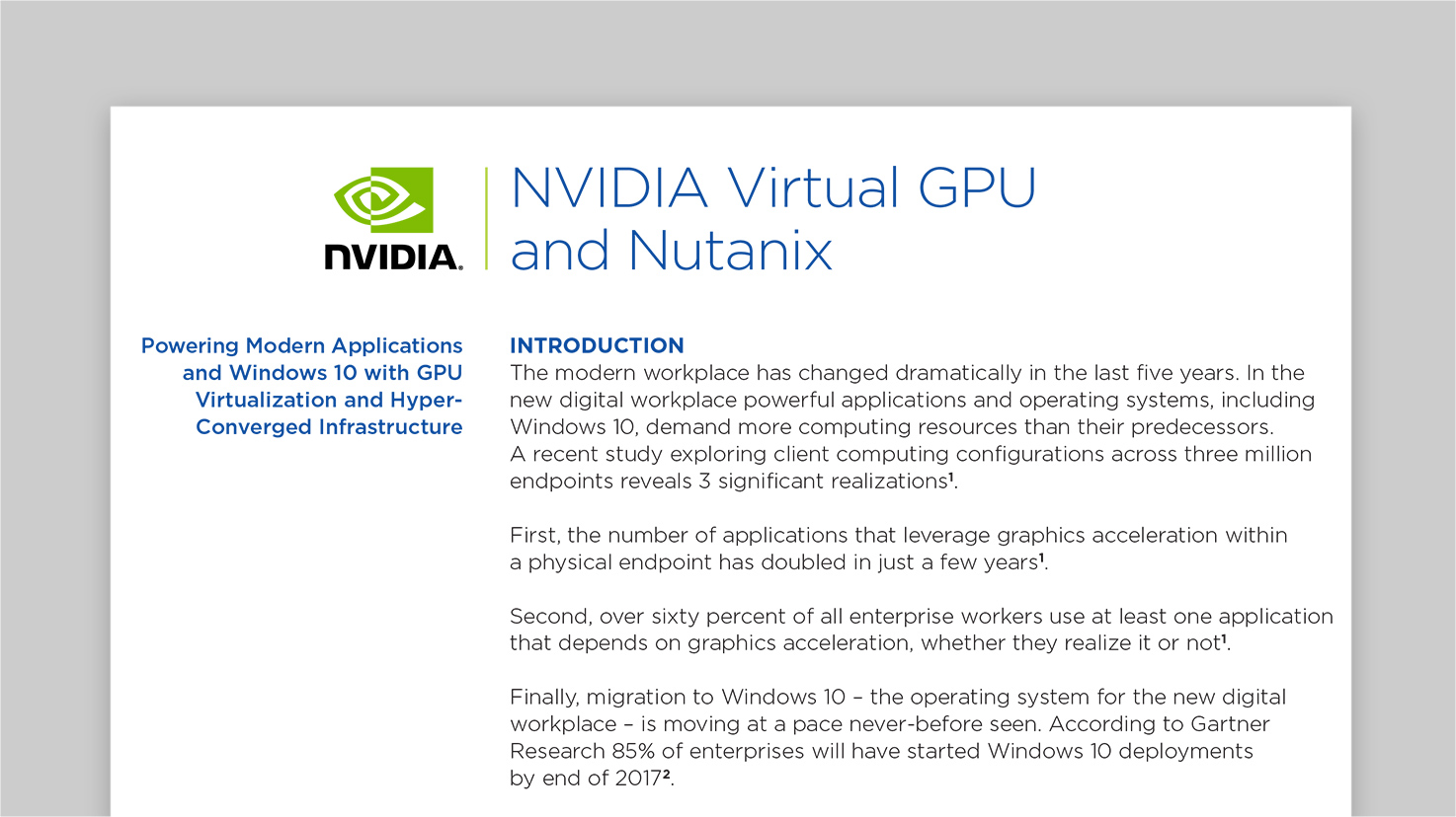 Nvidia 仮想 Gpu と Nutanix Nvidia データ センター