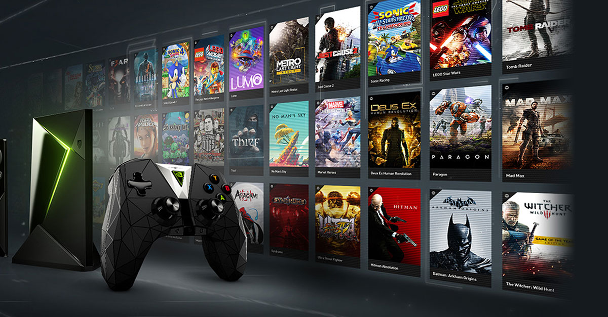 nvidia shield games