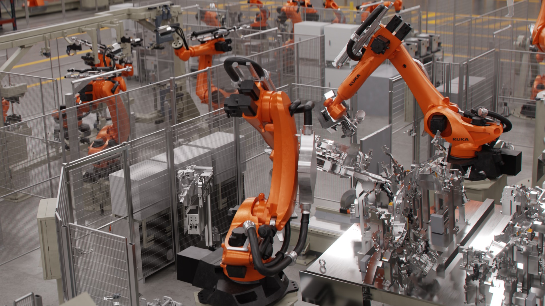 Dynamisches Routing und Rerouting von Robotern für die effiziente LKW-Beladung