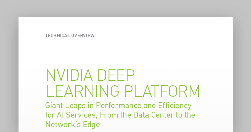 Deep Learning Inference Platforms | NVIDIA Deep Learning AI