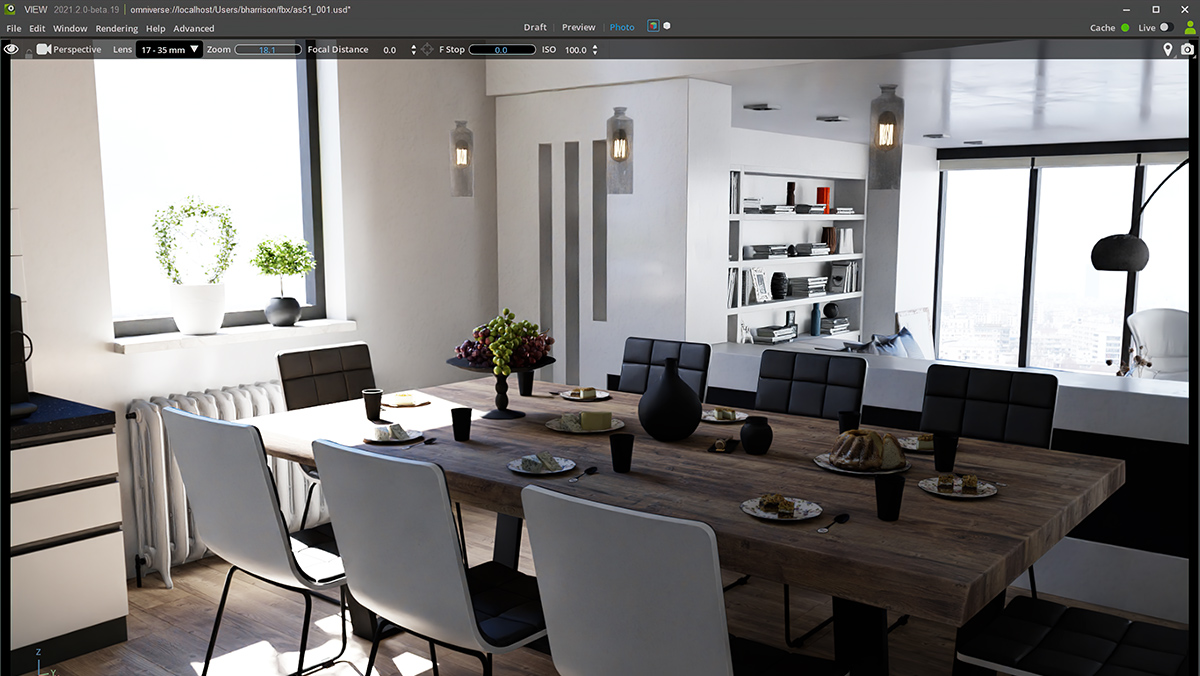Omniverse View アプリ 建築ビジュアライゼーションの高速化 Nvidia