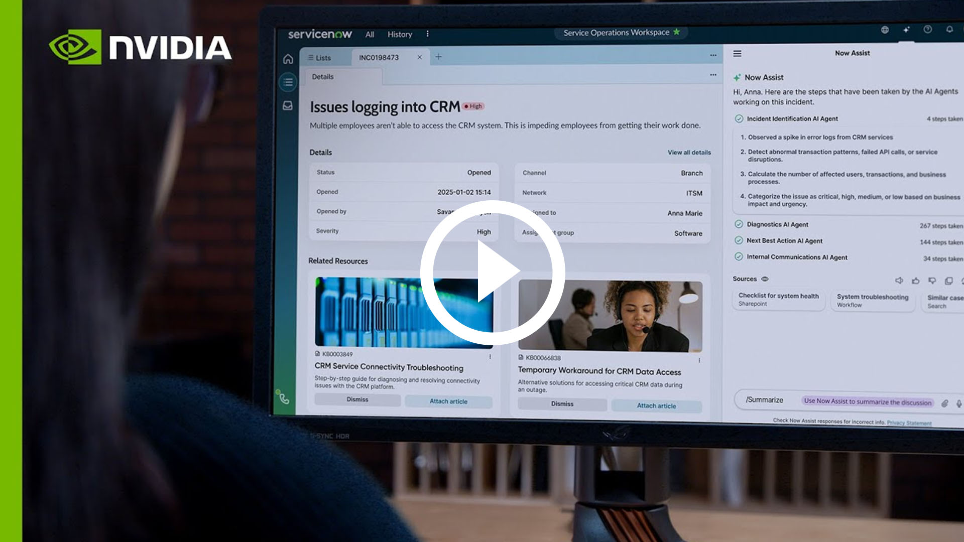 Watch Video: NVIDIA AI Building Blocks for Agentic AI