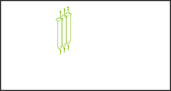 Two unused expansion slots