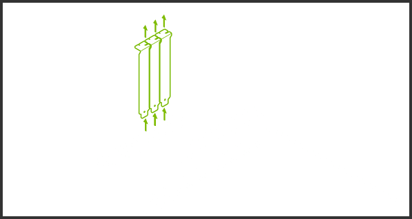 Two unused expansion slots
