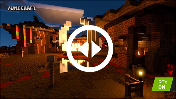 Nvidia teams up with Minecraft creators to show off new ray-traced