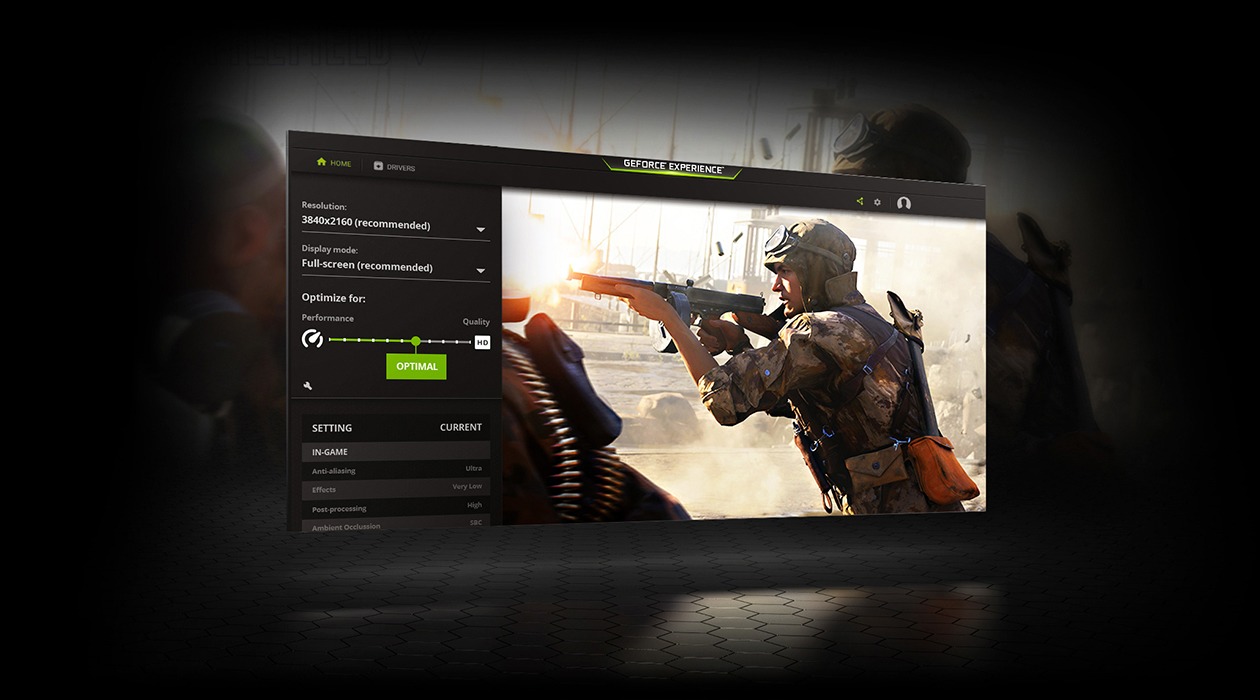 Update Drivers Optimal Playable Settings Nvidia Geforce Experience