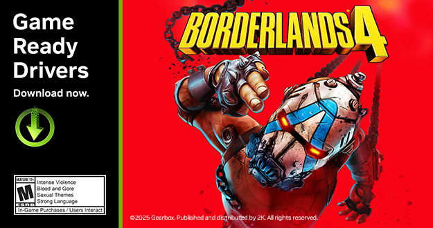 Borderlands 4 & Dying Light: The Beast GeForce Game Ready Driver Released
