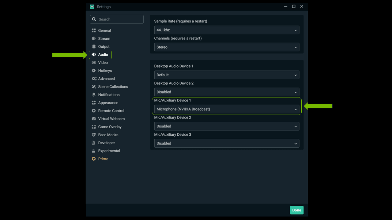 Nvidia Broadcast 應用程式設定指南 Nvidia