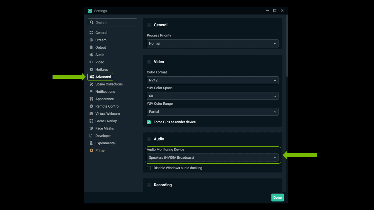 Nvidia Broadcast 應用程式設定指南 Nvidia