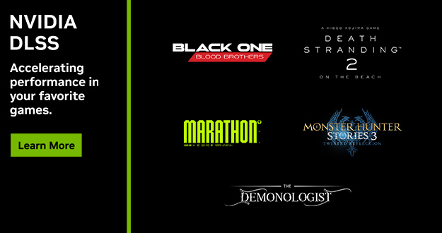 DLSS Comes To DEATH STRANDING 2: ON THE BEACH, Marathon & Monster Hunter Stories 3: Twisted Reflection