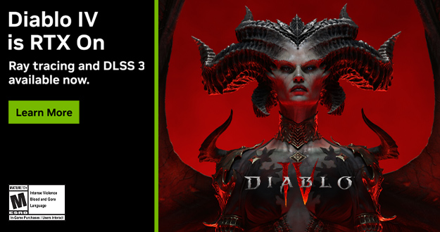 《暗黑破壞神 IV》光線追蹤現已更新 - 使用 NVIDIA DLSS 3 將效能提高 3 倍