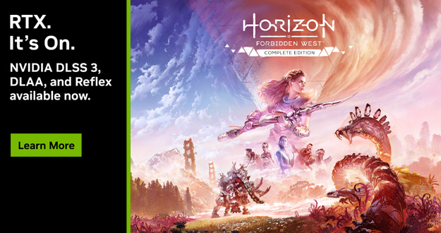Horizon Forbidden West™ Complete Edition já disponível com DLSS 3