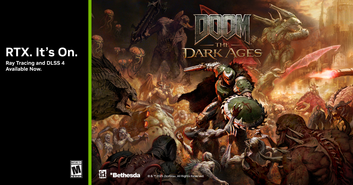 DOOM: The Dark Ages』が早期アクセスで発売、レイ トレーシング