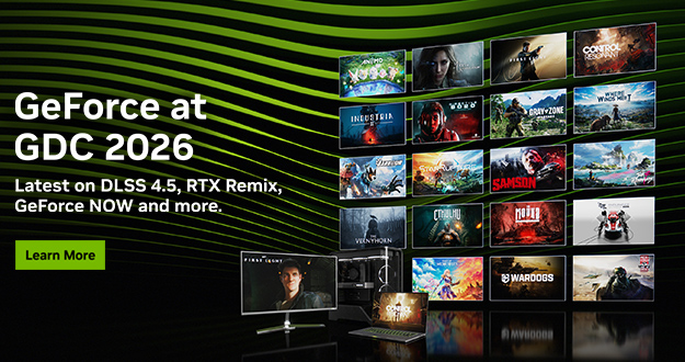 GeForce @ GDC 2026: 20 New DLSS 4.5 and Path-Traced Games, DLSS 4.5 Dynamic Multi Frame Gen Available March 31, RTX Remix and Mega Geometry Updates, And Much More