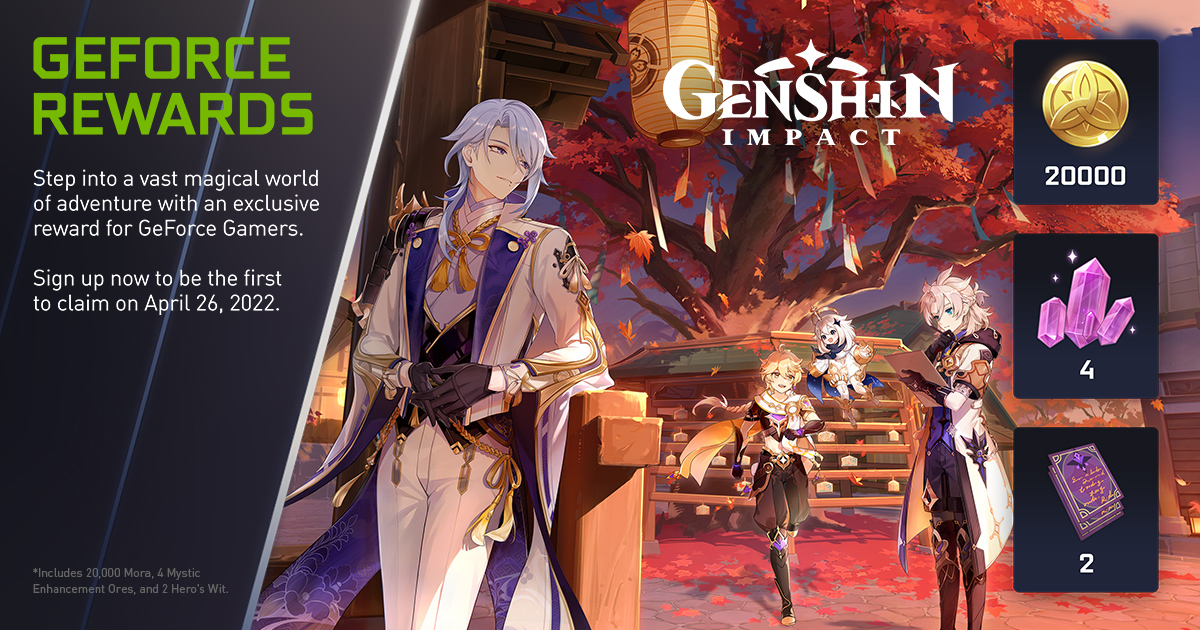 Genshin Impact GeForce Reward: Claim Your Exclusive Reward Starting Today!  | GeForce News | NVIDIA