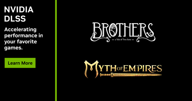 Brothers: A Tale of Two Sons Remake & Myth of Empires Available Today With DLSS 2