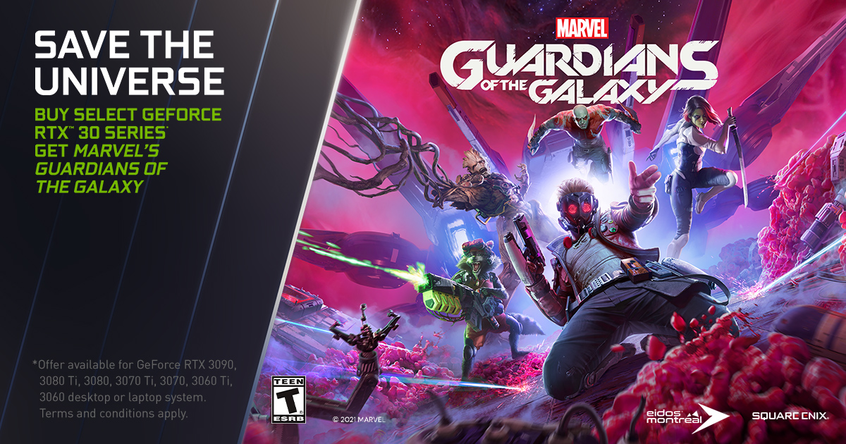 Marvel's Guardians of the Galaxy GeForce RTX Bundle