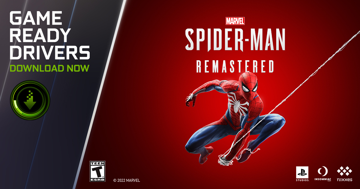 Marvel's Spider-Man Remastered para PC: Descarga el Driver GeForce Game  Ready Ahora | Noticias GeForce | NVIDIA