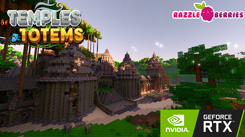 Minecraft with RTX Beta: Of Temples and Totems Creator World