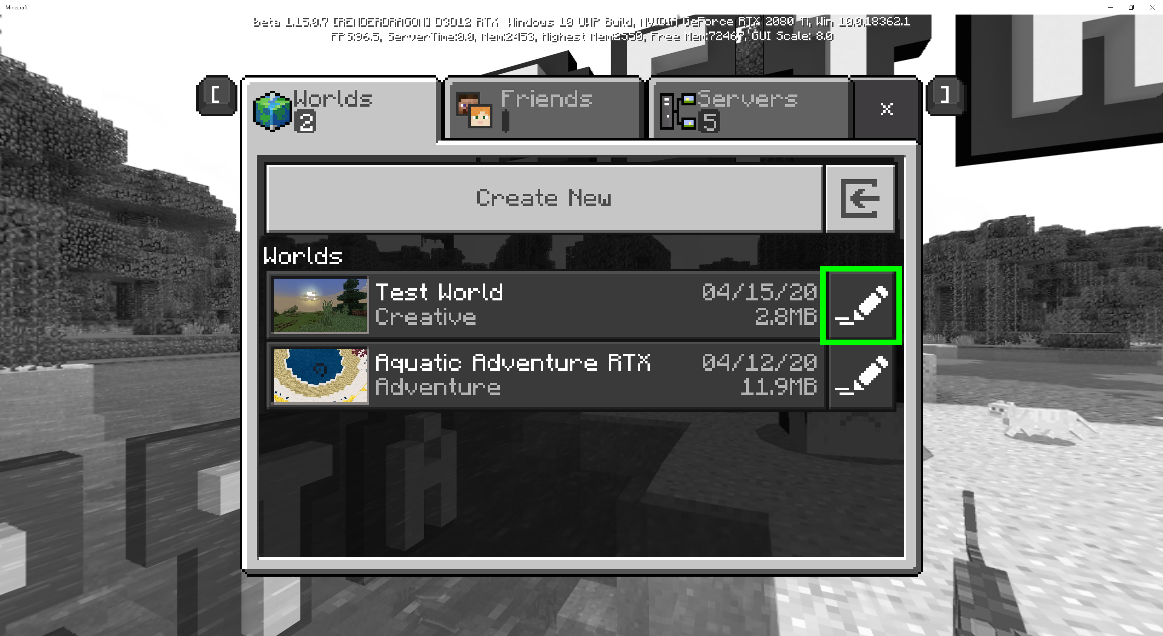 How To Enable RTX In Minecraft Bedrock 1.19! 