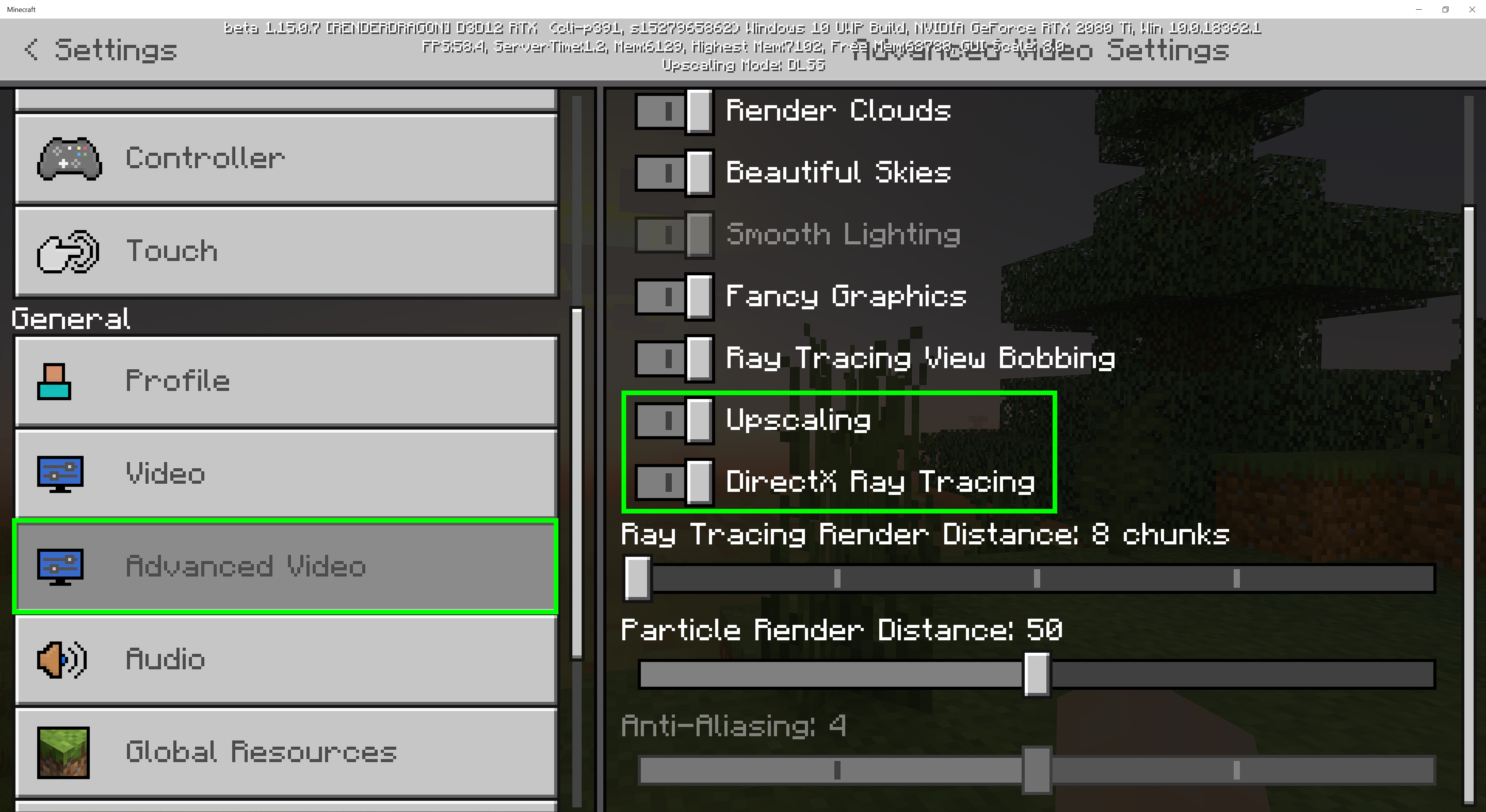 How to Enable RTX in Minecraft –