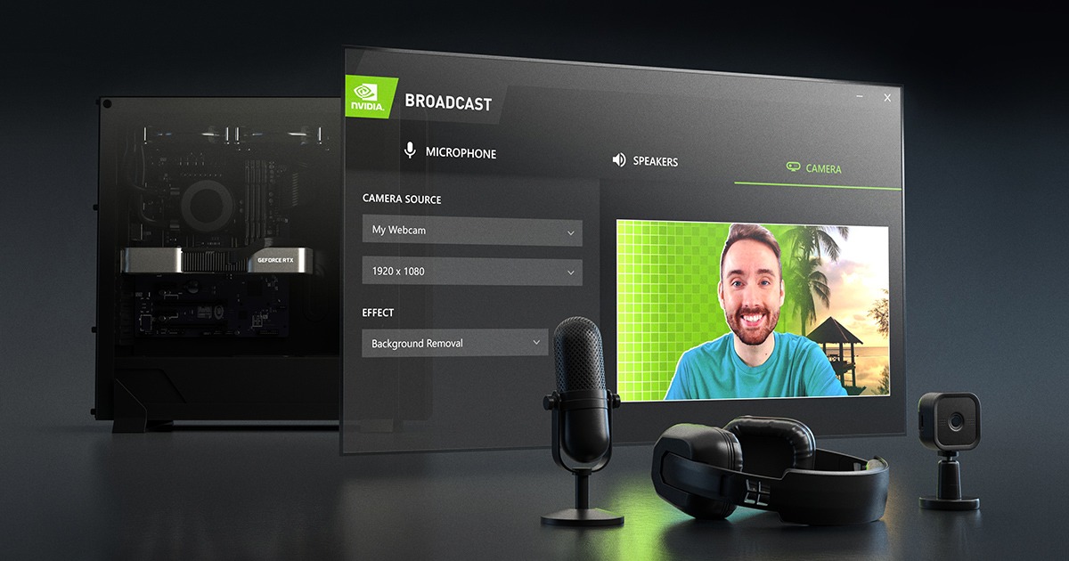 Broadcast App Out Now! Turn Room Into A Home Studio On GeForce RTX GPUs | GeForce News | NVIDIA