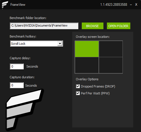 FrameView Performance and Power Benchmarking App: Free Download