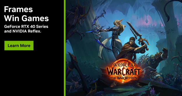 Se anuncia World of Warcraft: The War Within: obten la experiencia con mayor capacidad de respuesta utilizando NVIDIA Reflex con las tarjetas gráficas GeForce RTX