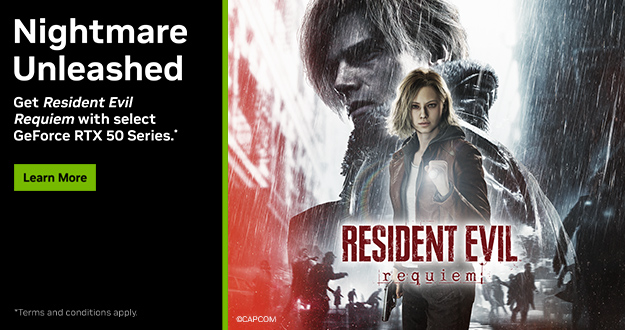 Resident Evil™ Requiem GeForce RTX 50 Series Bundle Available Now