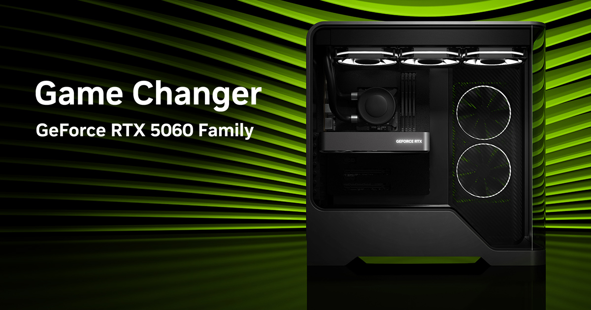 Announcing The GeForce RTX 5060 Desktop Family: DLSS 4 Multi Frame Generation, Neural Rendering & Blackwell Innovations For Every Gamer, Plus RTX 5060 Laptops Available In May
