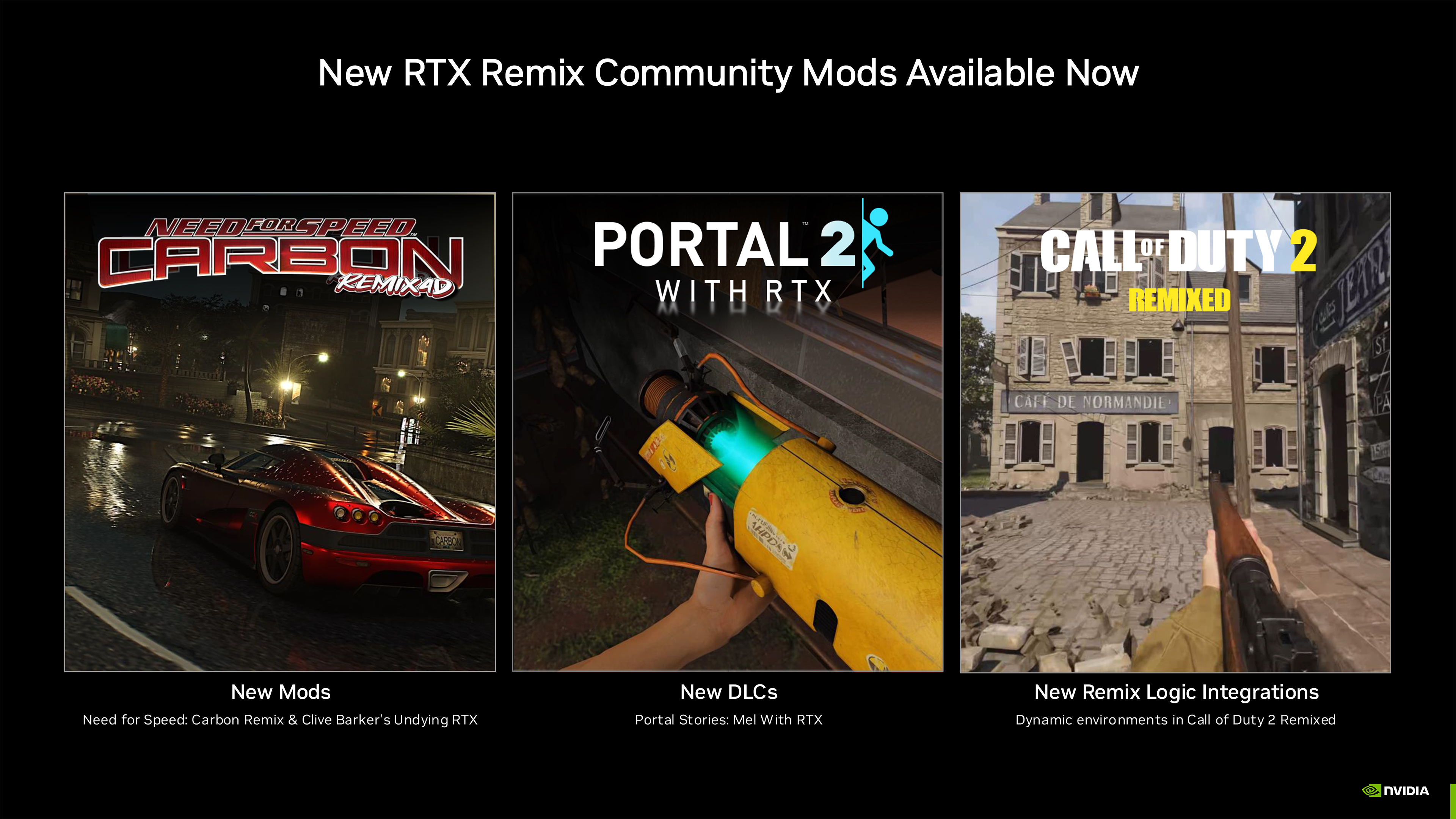 الألعاب التي استفادت من تقنية remix logic