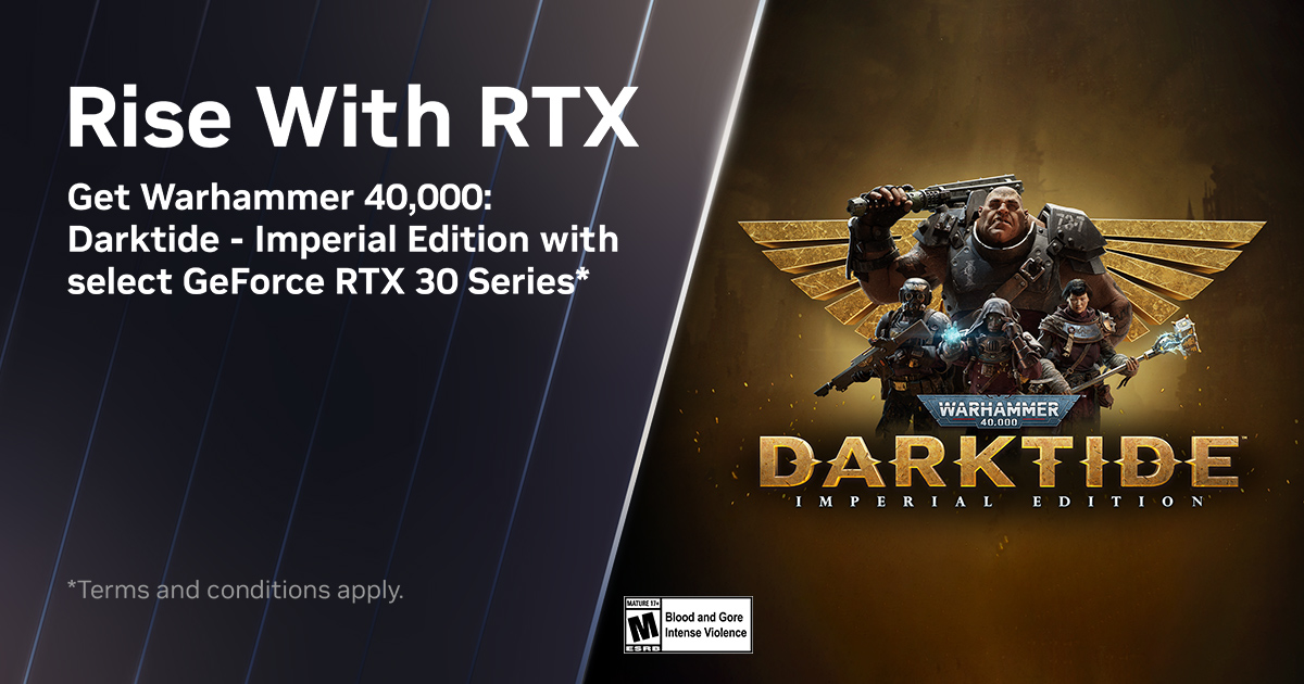 stun Kristendom Parat Warhammer 40,000: Darktide - Imperial Edition GeForce RTX 30 Series Bundle  Available Now | GeForce News | NVIDIA