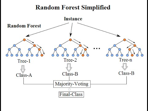 A simplified random forest.
