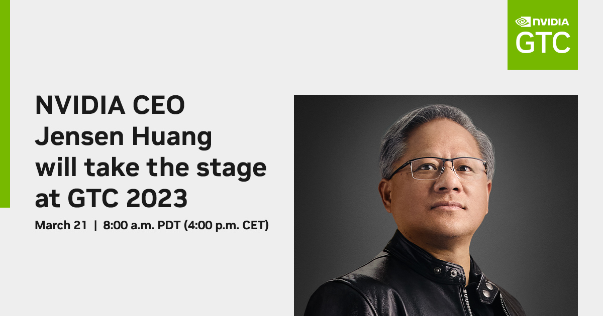Keynote by NVIDIA CEO Jensen Huang | GTC 2023 | NVIDIA