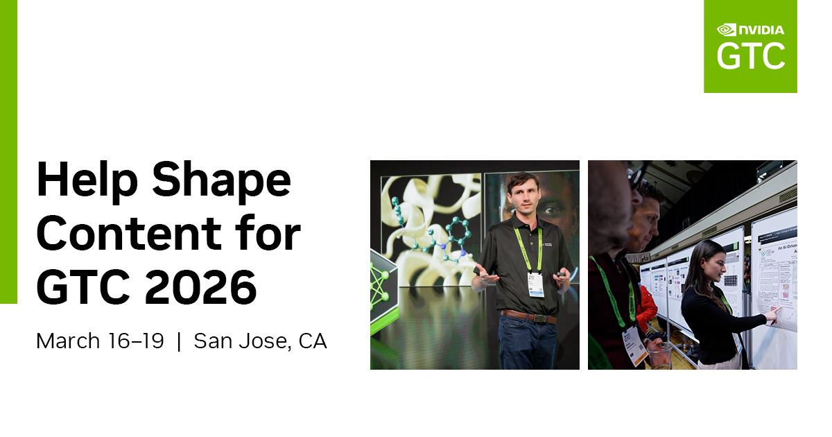 Gtc Conference 포스터 제출 요청 및 콘텐츠 관심 설문 조사 | NVIDIA GTC 2026