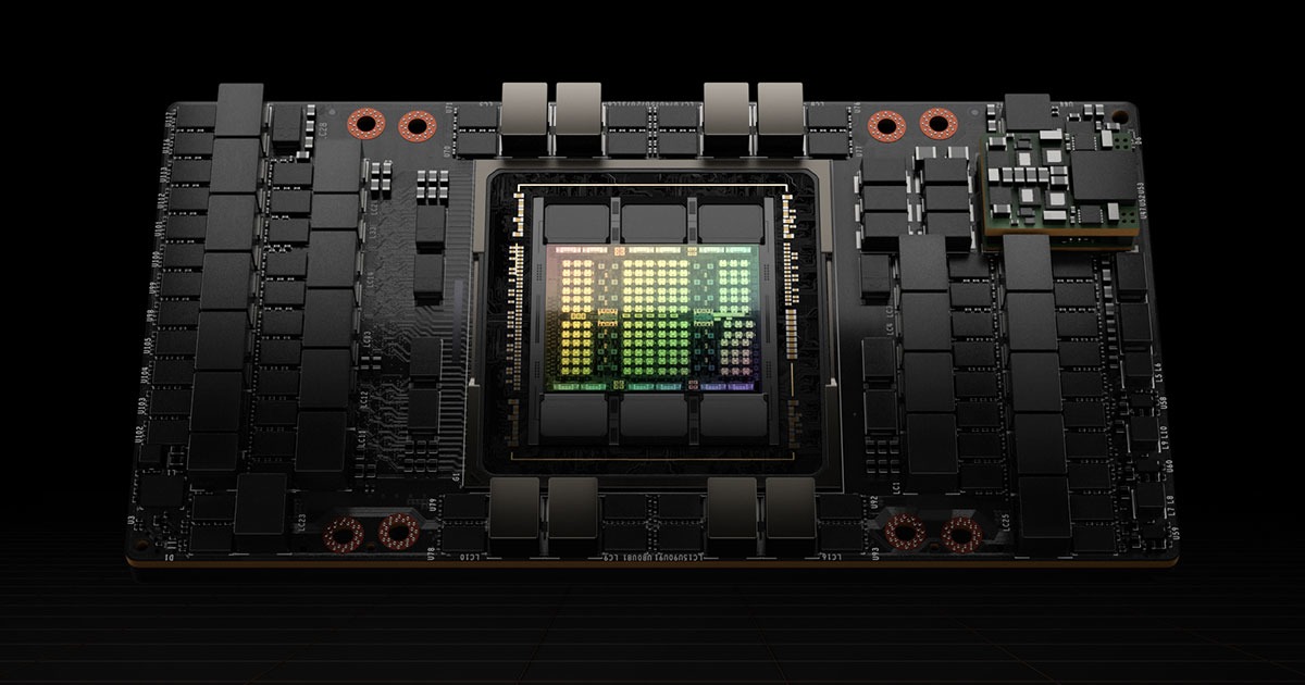 NVIDIA H100 microprocessor chips are sold at China's underground market at exorbitant prices.